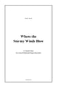 WHERE THE STORMY WINDS BLOW Concert Band sheet music cover